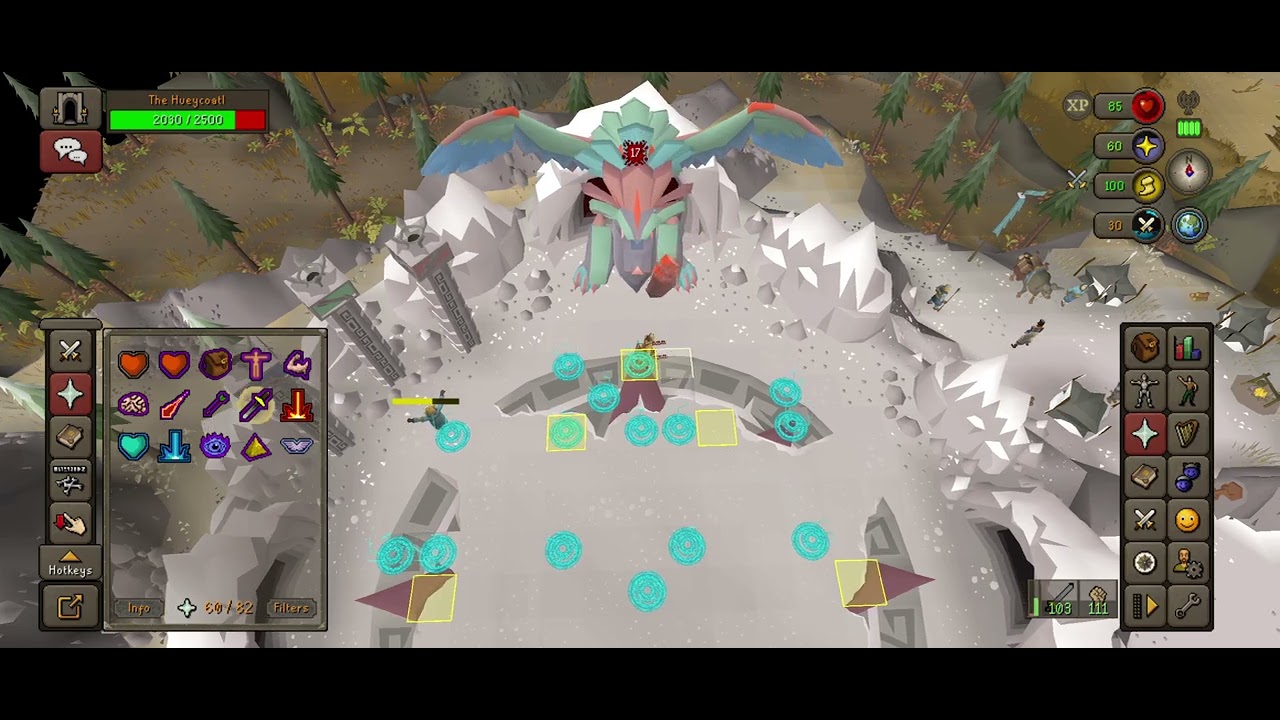 OSRS Mobile Hueycoatl Example Kill | Solo