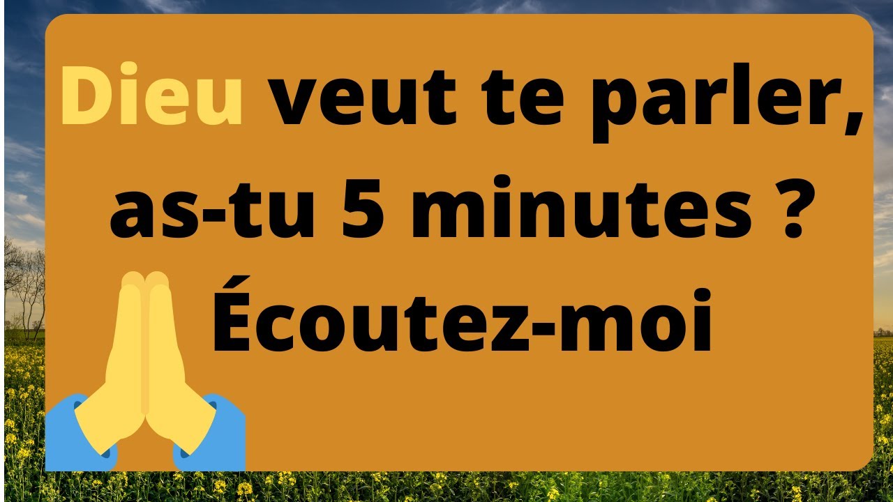 💌 Restez à l'écoute des SIGNES DE DIEU - Le meilleur de DIEU ARRIVE - Message de Dieu 🙌🏻