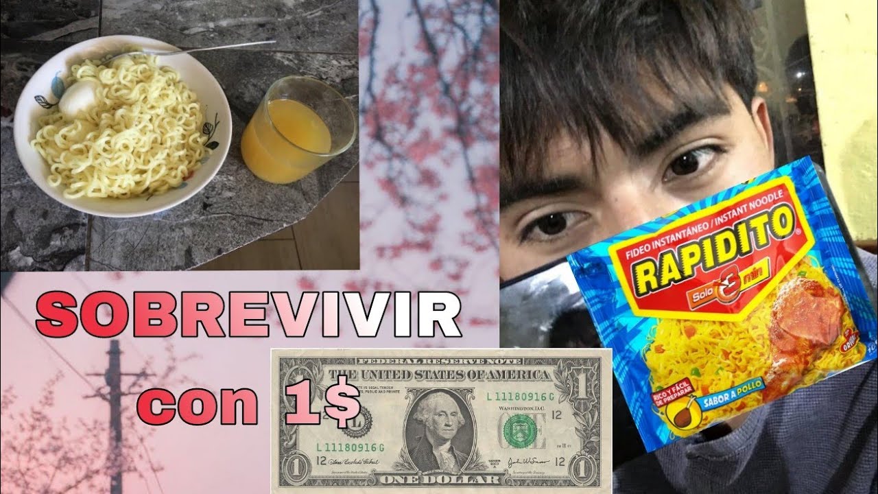 &iquest;Un d&oacute;lar alcanza para comer?😱 (Comida de for&aacute;neo en Ecuador)😩
