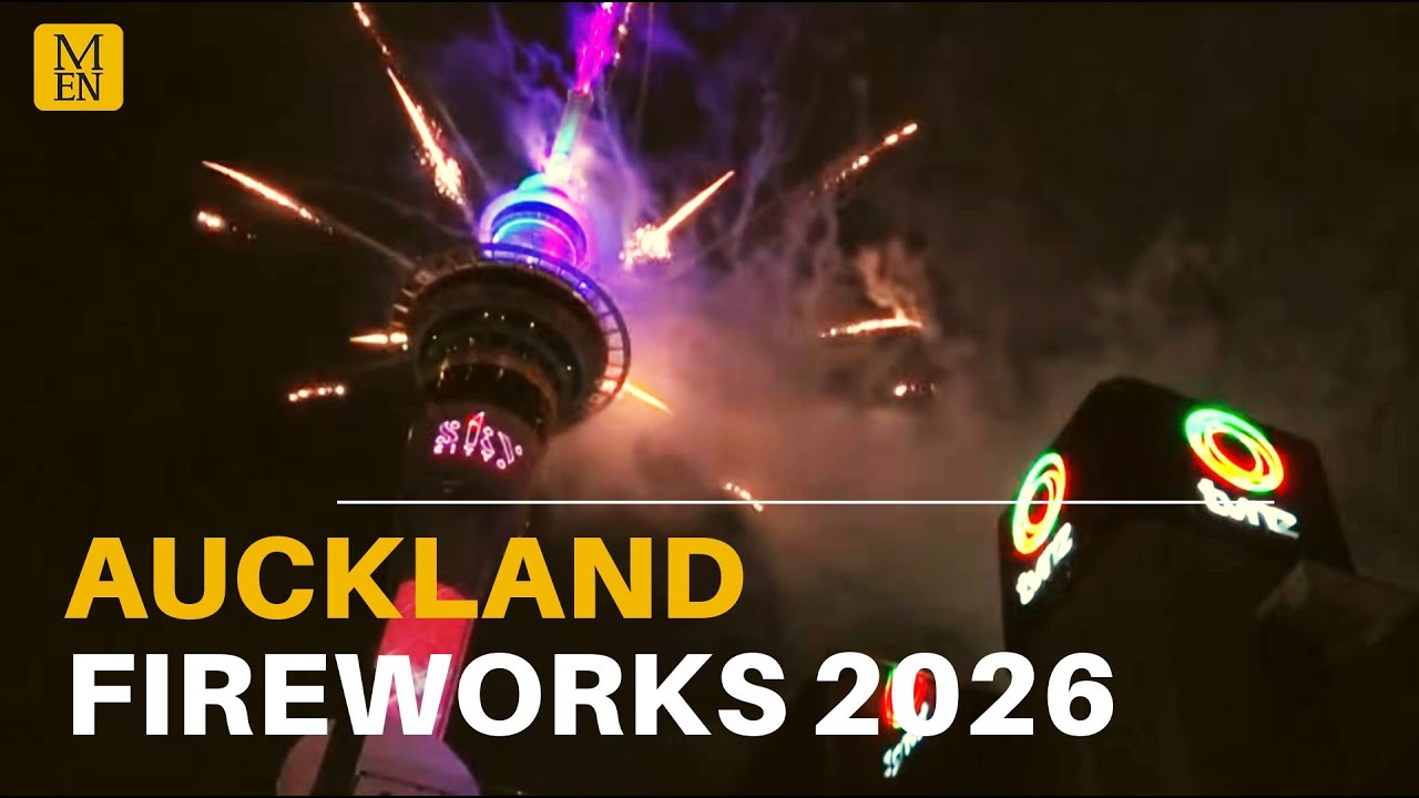 New Zealand welcomes 2026 first with spectacular Sky Tower Fireworks in Auckland
