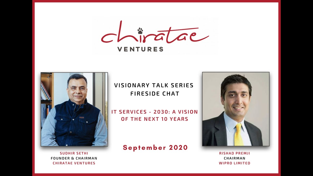 Visionary Encounter Fireside Talk Series by Sudhir Sethi in conversation with Rishad Premji