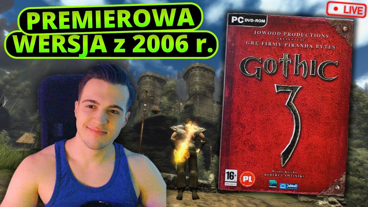 🔴 Gothic 3 PREMIEROWA wersja - JAK w 2006 ROKU! - JEST CIEKAWIE 😆 #3