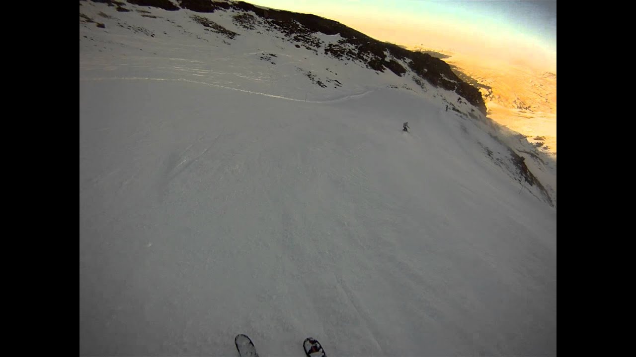 sierra nevada pistas negra fuente del tesoro supercaida del miguel enero 2012