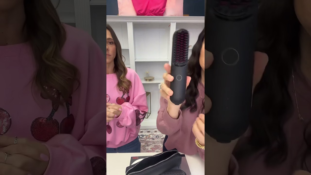 ✨Попрощайтесь с плохими волосами с помощью TYMO PORTA — идеальной беспроводной щетки-выпрямителя ...
