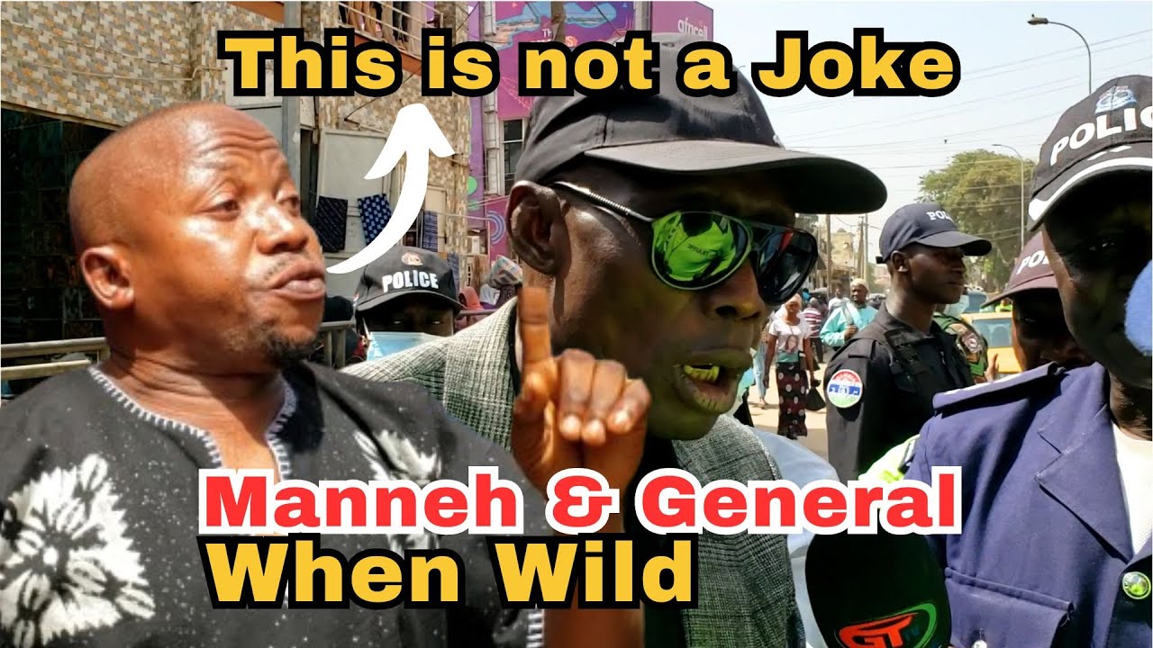 Police High Command Enter Serrekunda Market