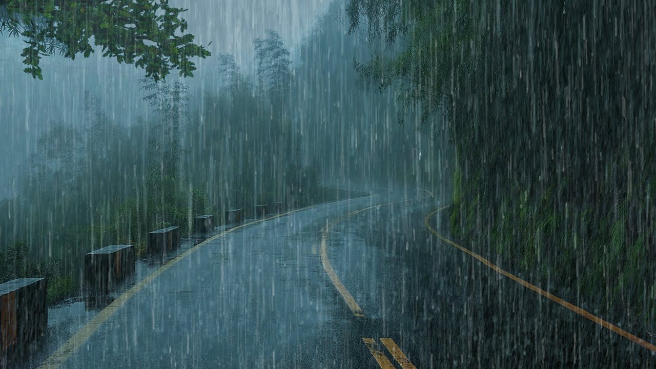 Relaxing Rain to Fall Asleep Fast in 5 Minutes - Rain Noises for Deep Sleep - ASMR