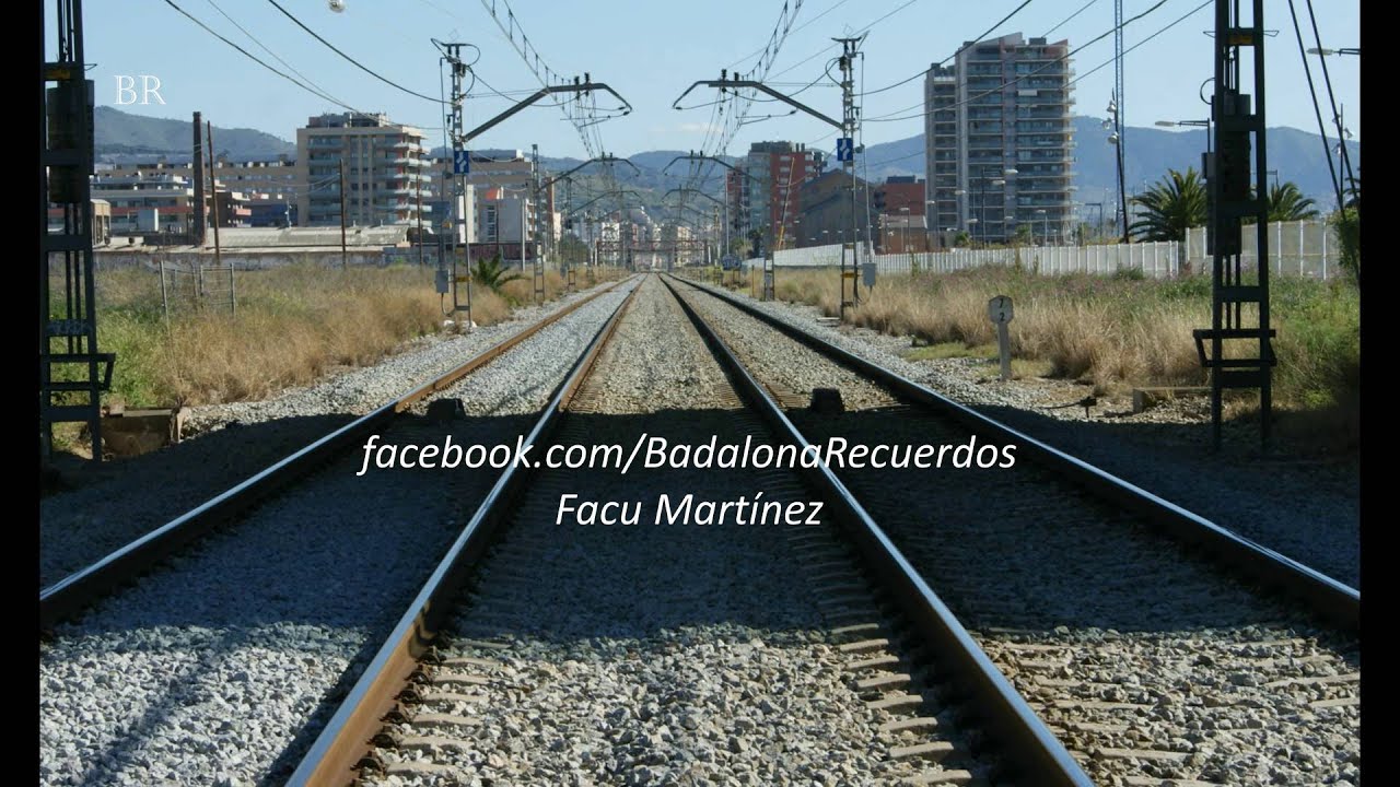 Badalona y el tren