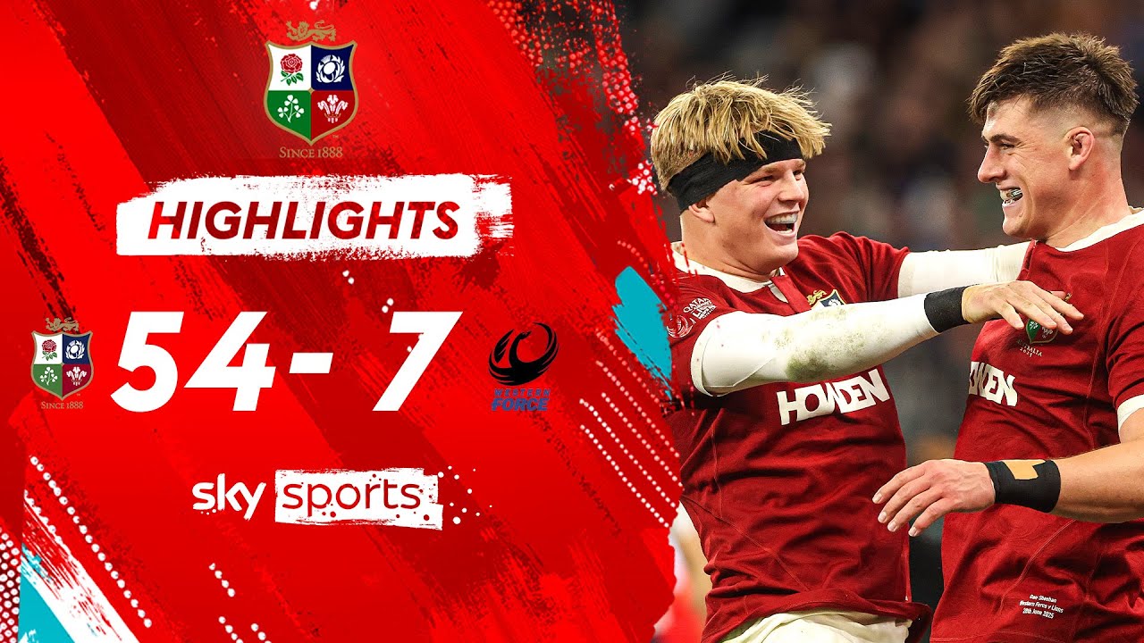 Lions rack up EIGHT TRIES in opening game Down Under 🦁 | Lions vs Western Force | Highlights