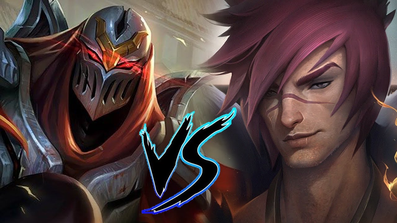 ZED vs. SETT BARON LANE GAMEPLAY (BUILD & RUNES)