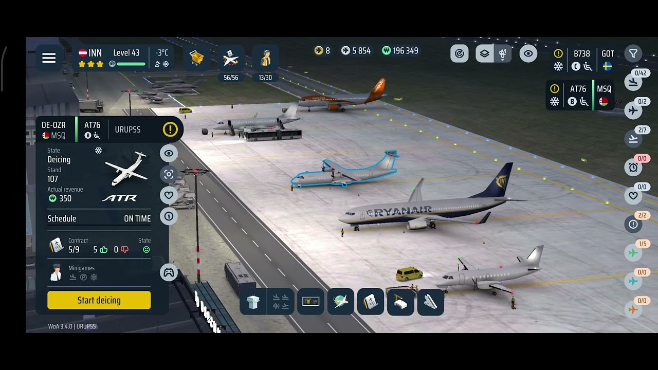 Innsbruck airport #58. Plane spotting. Gameplay. World of airports