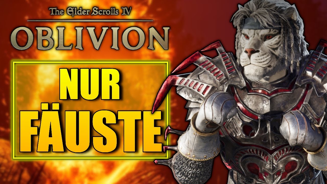 Kann ich Oblivion nur mit Fäusten durchspielen?