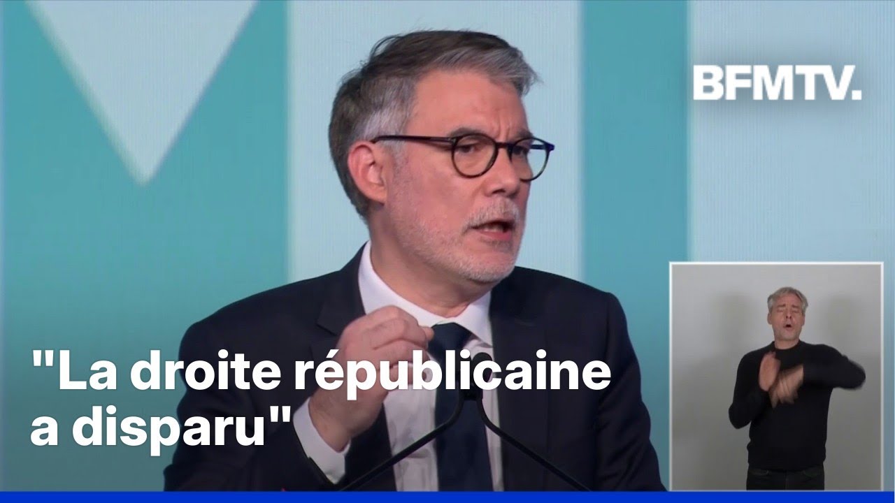 &Eacute;lections municipales, pr&eacute;sidentielle 2027: le discours d'Olivier Faure, Premier secr&eacute;taire du PS