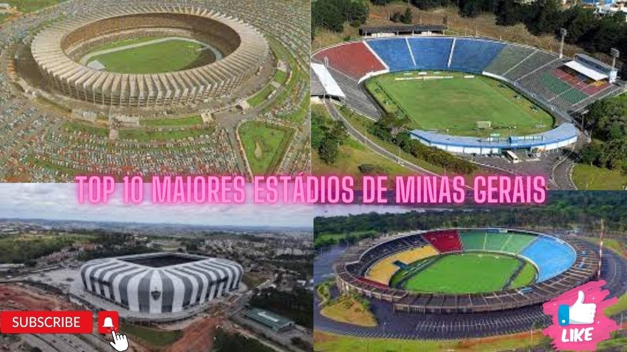Top 10 maiores estádios de Minas Gerais