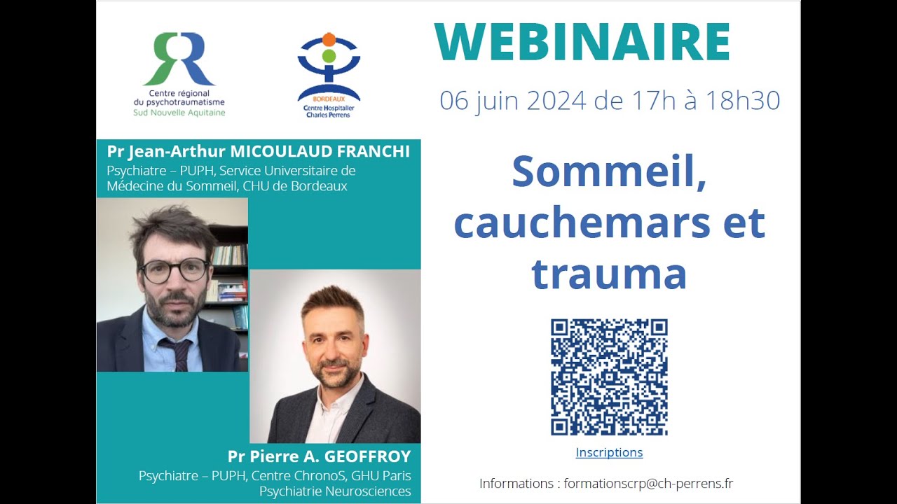 Webinaire CRP  Sommeil, Cauchemars et Trauma