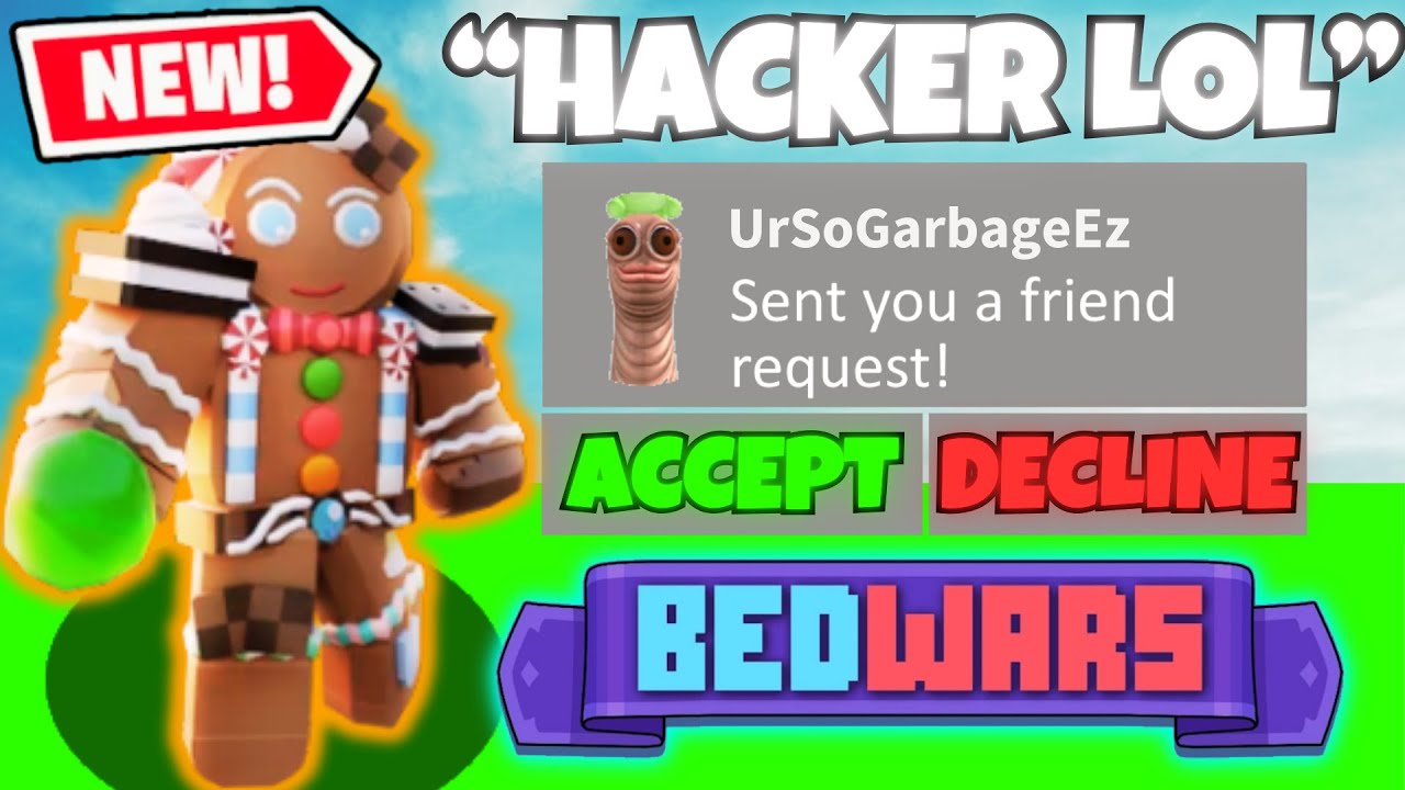 DESTROYING **TOXIC SWEAT** with Gingerbread Man Kit.. (Roblox Bedwars)