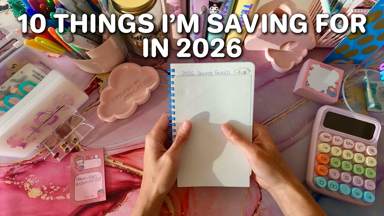 Мои финансовые цели на 2026 год | 10 вещей, на которые я коплю✨