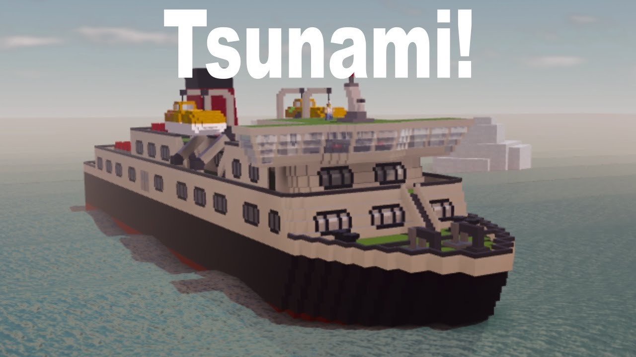 The Sinking Of The Car Ferry || Roblox || Water Physics