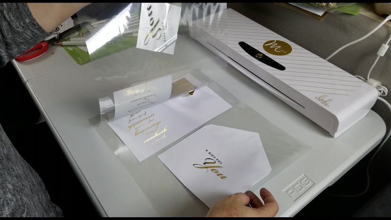 DIY Foil Laminating with DesignfullyTemplates.com