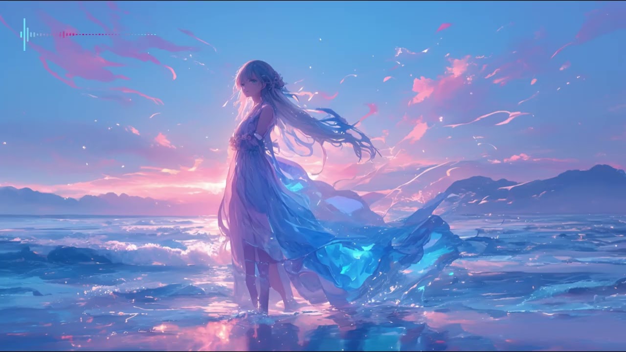 After the Sun Sinks into Blue | Fantasy music for Studying.