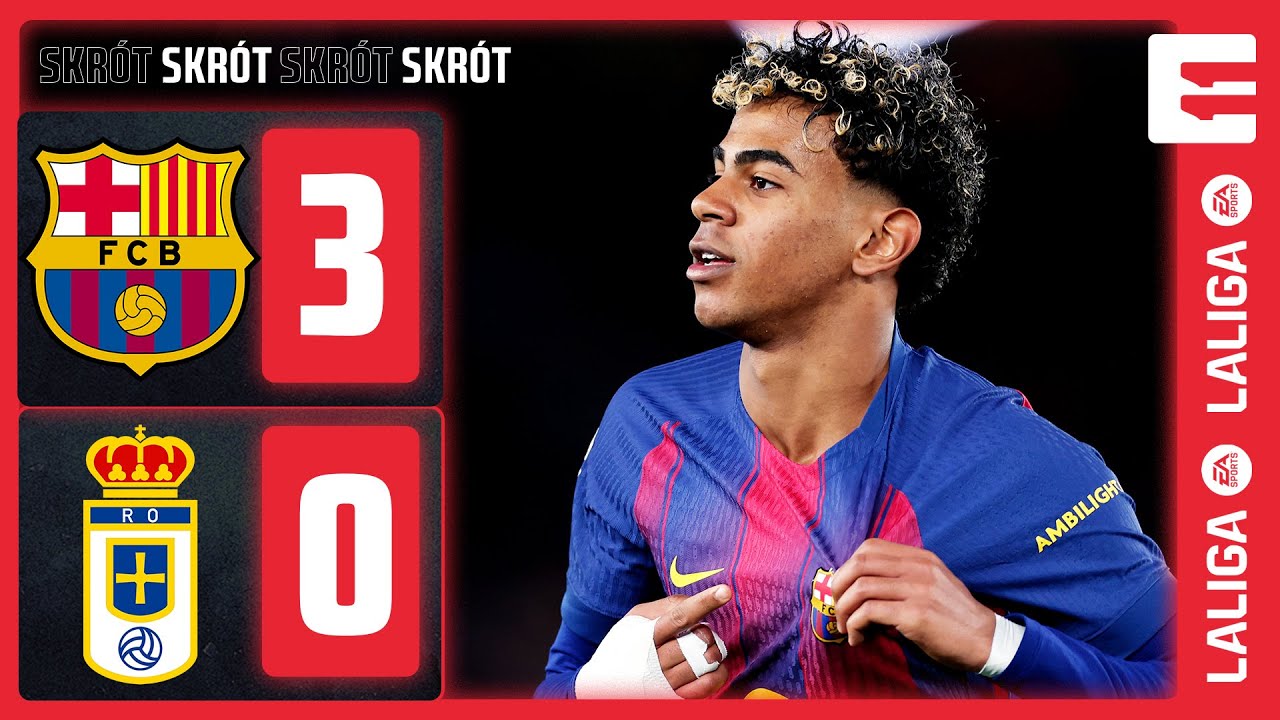 NOŻYCE YAMALA, ALEŻ ON TO ZROBIŁ! OVIEDO CHOĆ WALECZNE, TO Z CAMP NOU WRACA Z NICZYM | SKRÓT