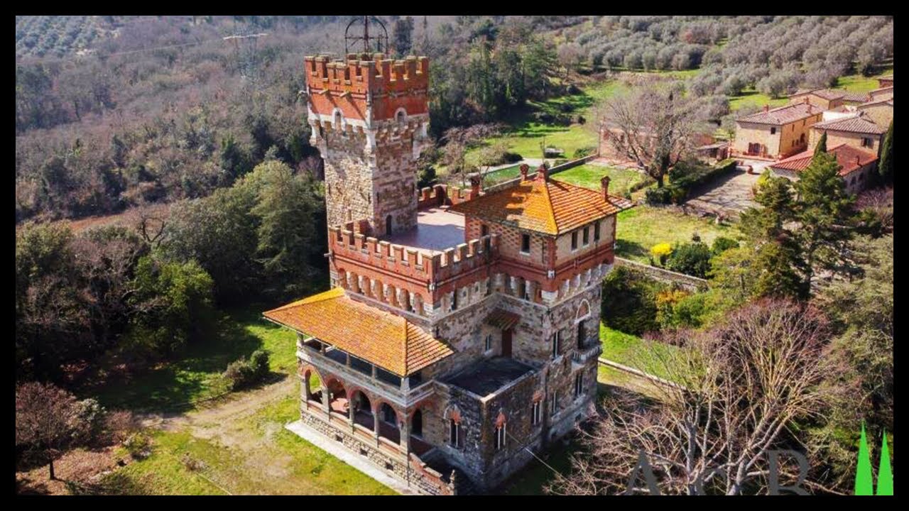Neo Medieval Castle, Bucine, Arezzo, Tuscany, Italy