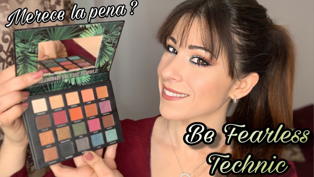 Paleta BE FEARLESS TECHNIC / Maquillaje y Swaches