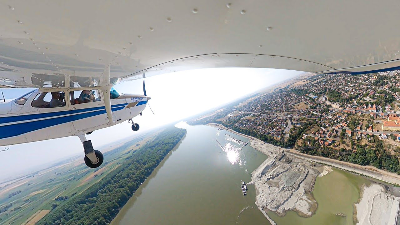 VUKOVAR VODOTORANJ LET | NIKAD PRIJE VIĐENO 360° | LETENJE U VUKOVARU | AVIATOR ANTONIO