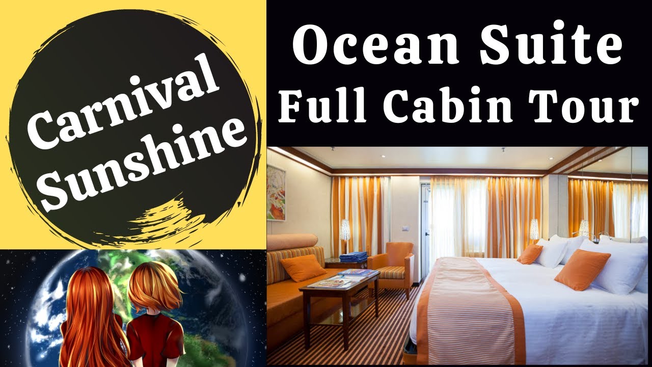 Каюта 7171 на борту люкса Carnival Sunshine Ocean Suite с полным набором кают