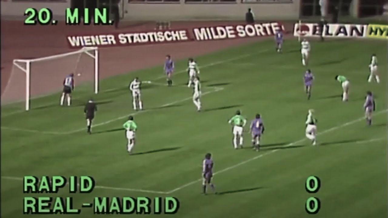 Rapid Wien vs Real Madrid UEFA Cup 1981-1982 FULL MATCH 0-1