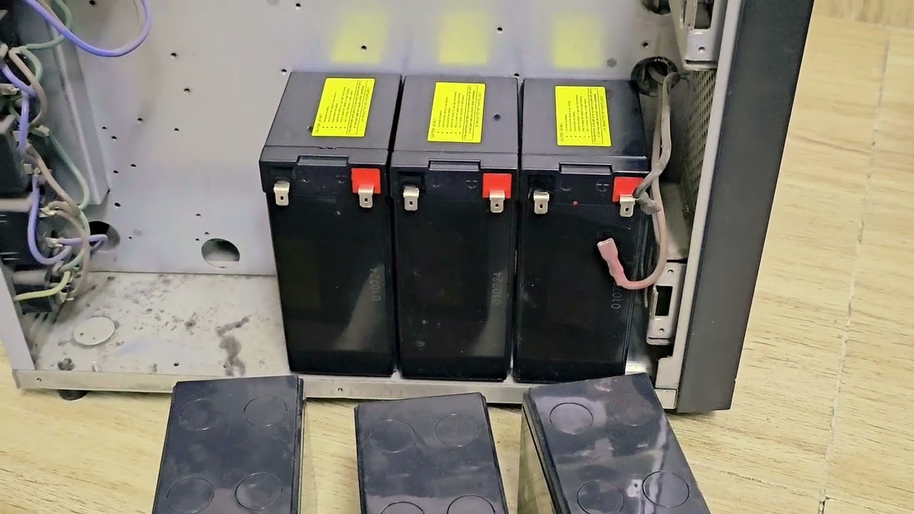 استبدال بطاريات UPS 3KVA ONLINE FARBER