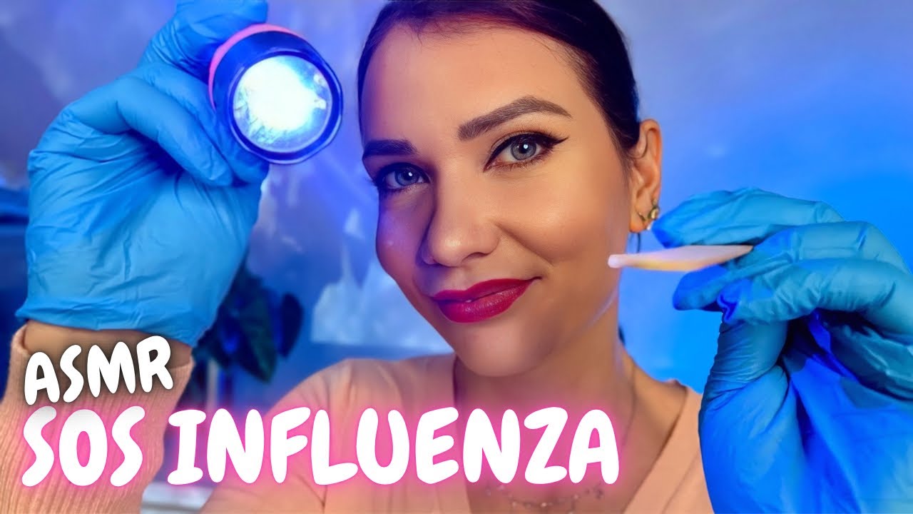 🤒 ASMR ITA ROLEPLAY MEDICO: Ti Curo l’Influenza, Visita Completa e Relax Profondo