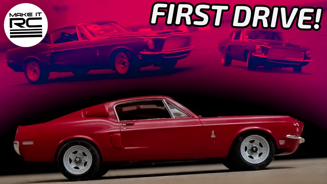 Testing the 1/25 Scale RC Shelby GT500's New 3D Printed Suspension
