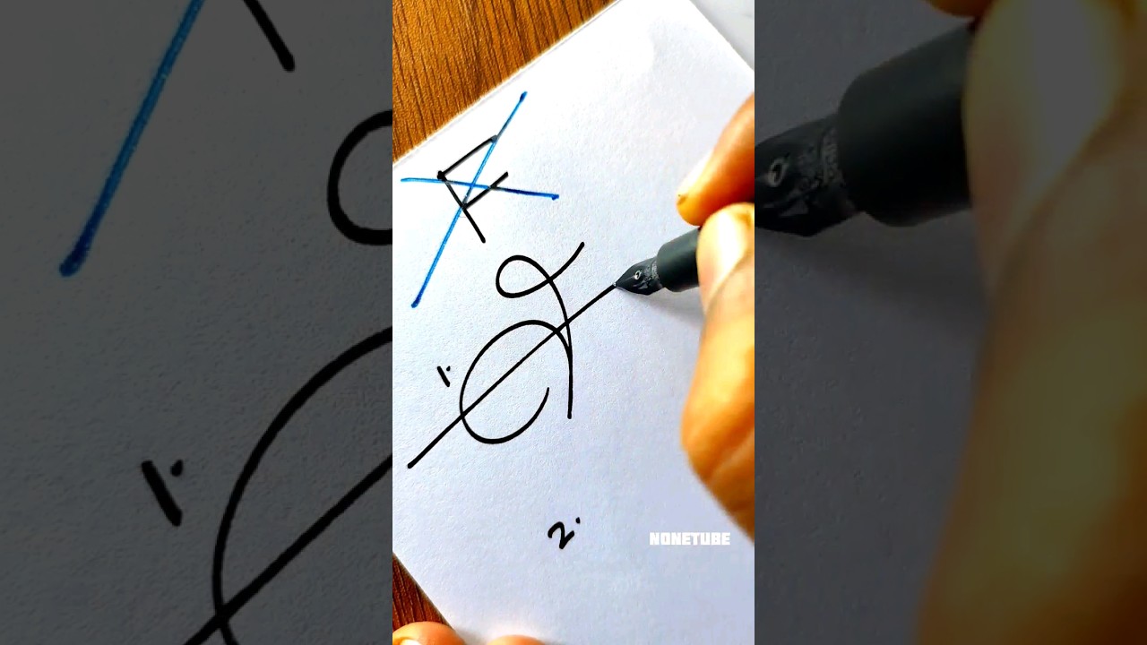 how to sign the letter F ❤ ?