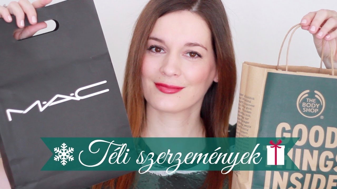 TÉLI SZERZEMÉNYEK - TBS, MAC, BOBBI BROWN STB.