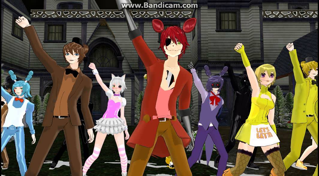 All FNAF {MMD} models - Thriller  By: michael jackson