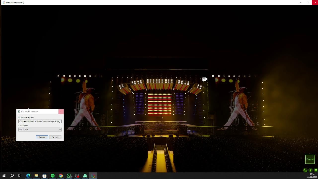 QUEEN STAGE 3D