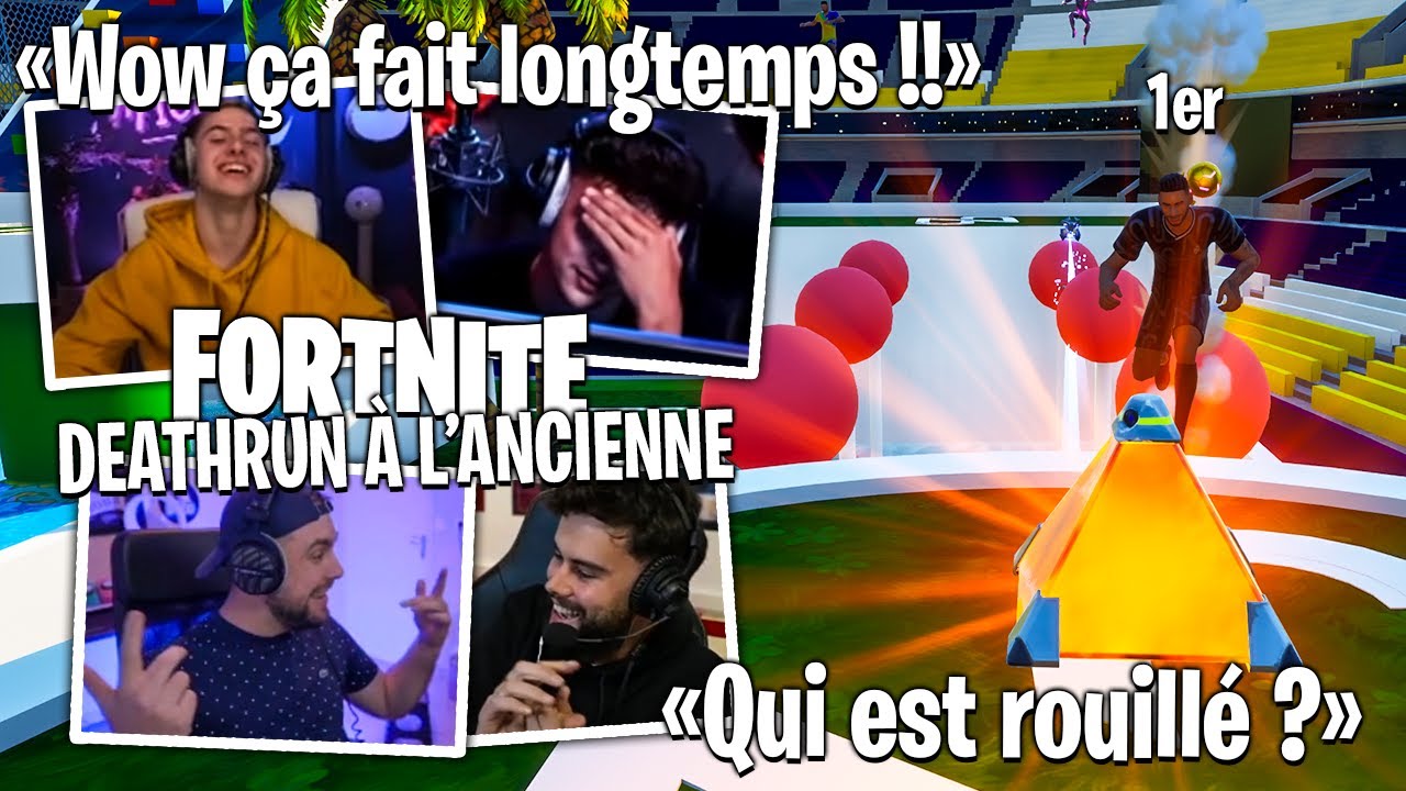Deathrun Ninja Warrior avec toute la Team Croûton comme à l'ancienne !