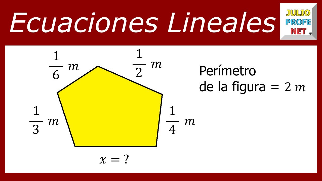 Ecuaciones de primer grado con una incógnita | Problema 1 #julioprofe