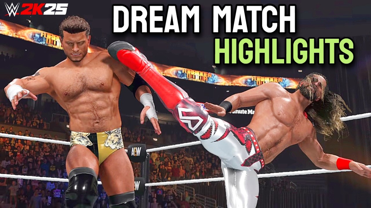 MJF vs Seth Rollins | Dream Match Highlights WWE 2K25