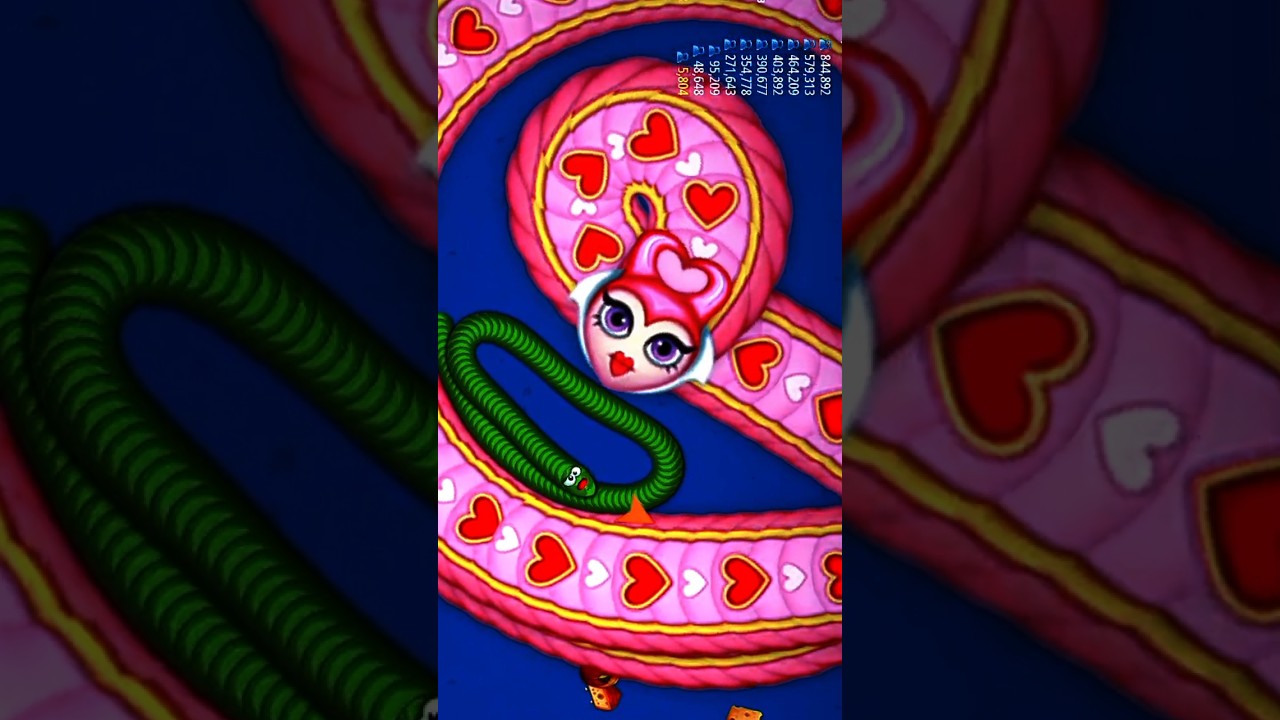 Wormzone.io Snake.io 🐍 🐍 Biggest Snake.io Trap Chasing Magic Gameplay #gaming #viralvideo #trending