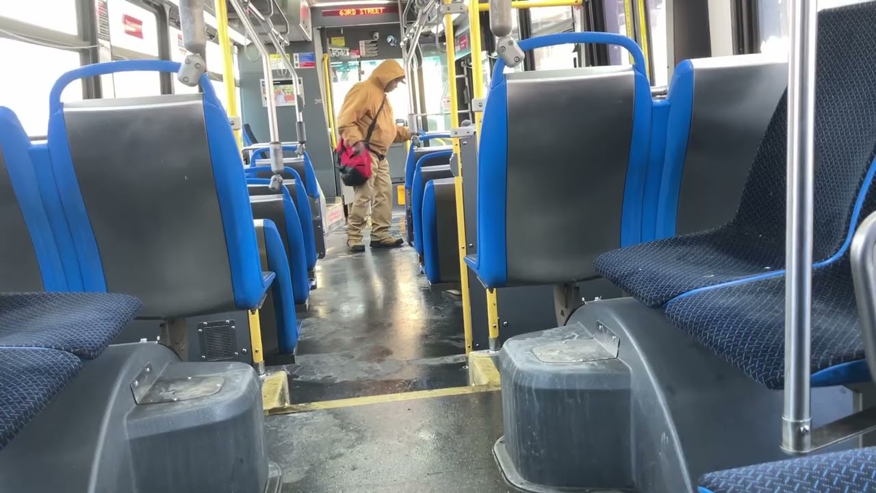 CTA On Board Riding 2016 Nova LFS Bus 8042 on Route 49 Western from Orange Line to 79th