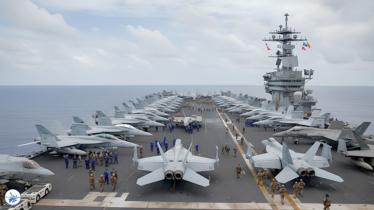 HIGH ALERT!! U.S. Aircraft Carrier Surrounds Iran in a Powerful Show of Force