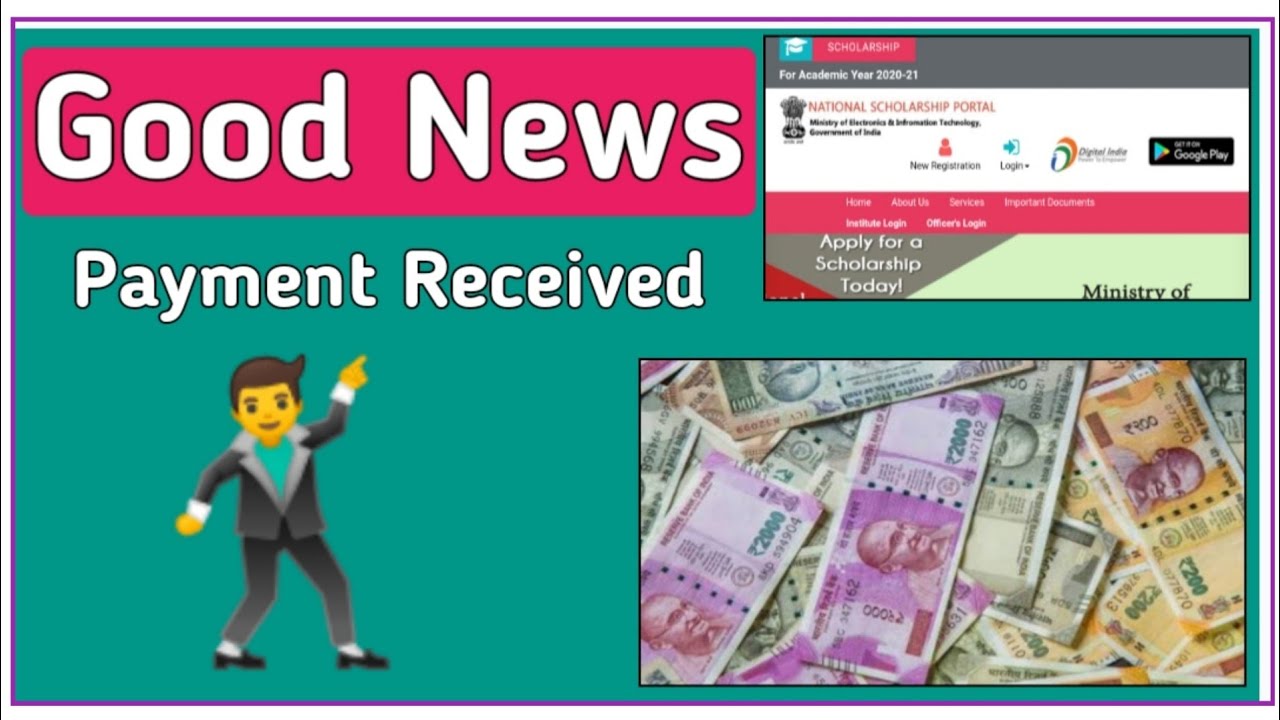 Good News 💥 Payment Credit to Bank Account 🕺National Scholarship 🔥ICT Academy NSP
