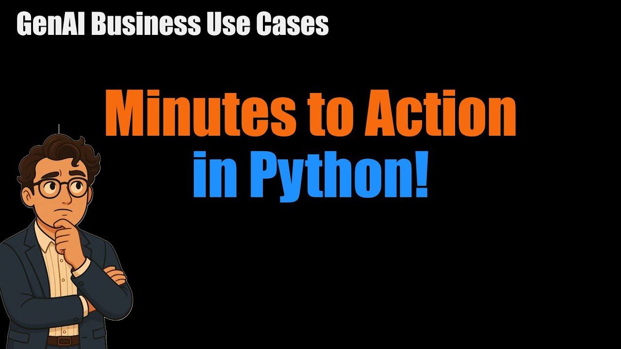 Turn Meeting Minutes into Actionable Leadership Briefs with Python & GenAI
