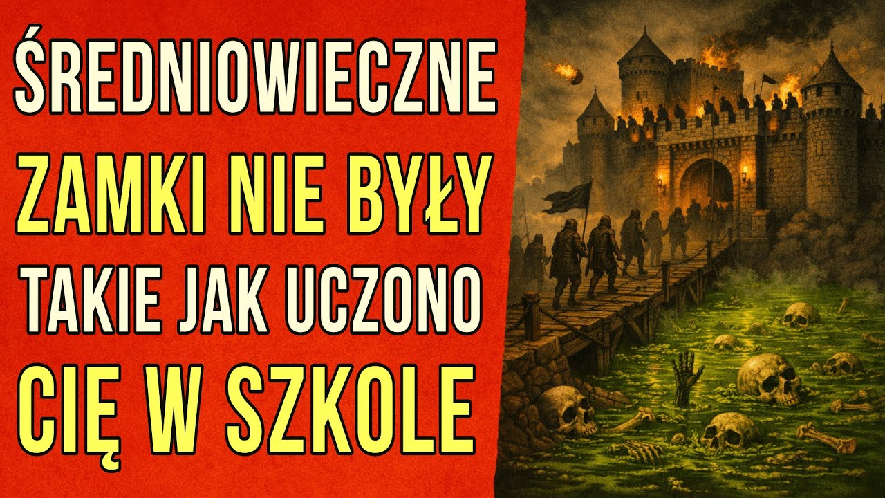 Średniowieczne zamki nie były takie, jak uczono cię w szkole