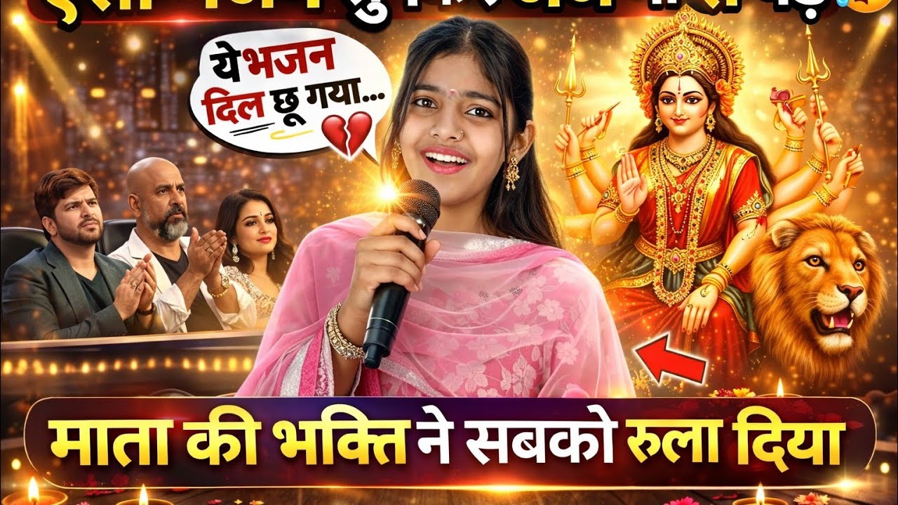पहली बार Indian Idol पर ऐसा माता भजन | मैया का ये रूप सुहाना लगता है  #Bhajan 