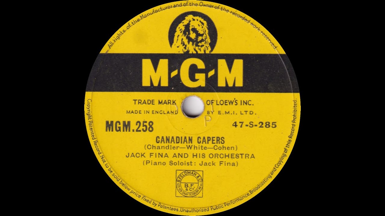 Jack Fina - Canadian Capers