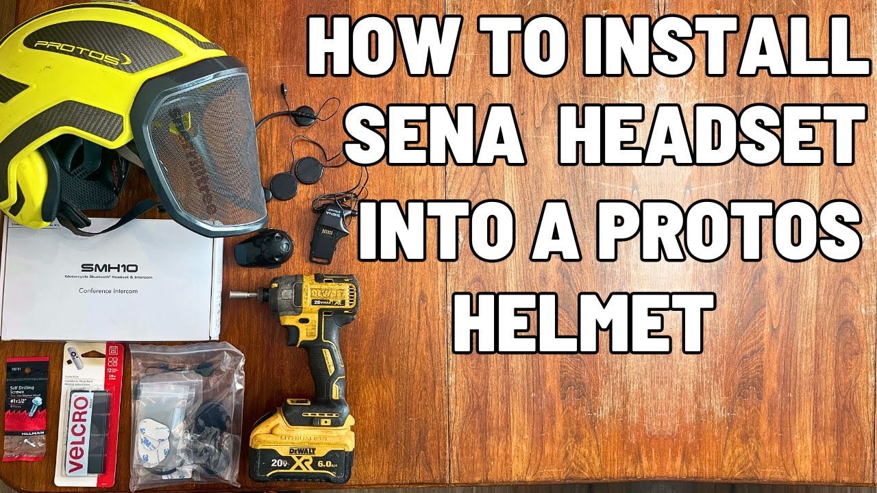 The Best “How To Install” Sena Bluetooth Headset Into Pfanner Protos Helmet Tutorial