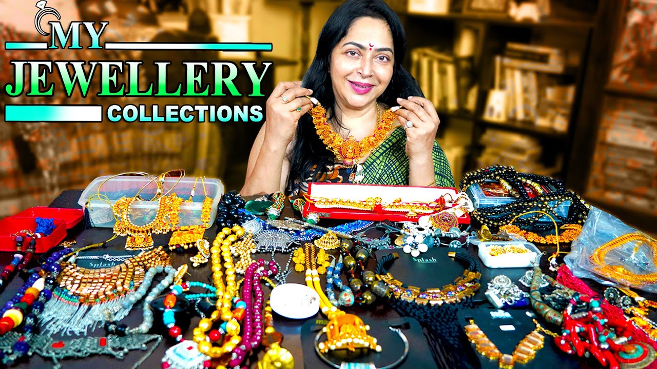 ഇതെന്‍റെ കുറച്ചു വെറൈറ്റി ആഭരണങ്ങളാണേ | My Jewellery Collection | Pria Menon