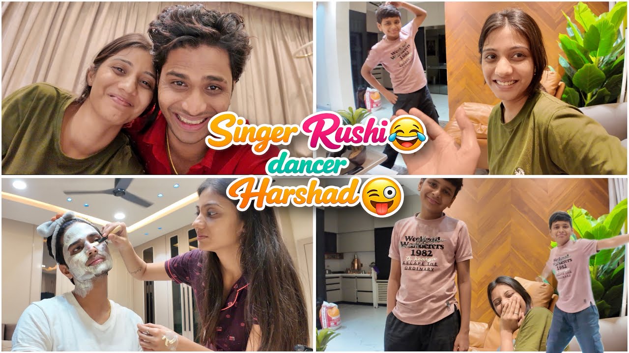 Singer rushi 🤣 Dancer Harshad 😜 Funny Vlog 
